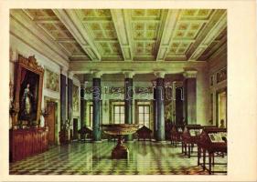 15 db megíratlan MODERN képeslap, a szentpétervári Ermitázs belső terei, összehajtható tokban, kitűn...