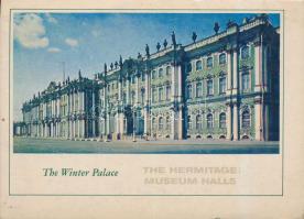 16 db megíratlan MODERN képeslap, a szentpétervári Ermitázs, a Téli Palota belső terei, összehajthat...