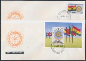 Rotary + block + 2 FDC Rotary + blokk + 2 FDC