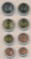 Spanyolország 2001-2003. 1c-2EUR (8xklf) T:1-,2
Spain 2001-2003. 1 Cent - 2 Euro (8xdiff) C:AU,XF