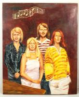 Boldizsár jelzéssel: ABBA, olaj, farost, 82,5×68,5 cm