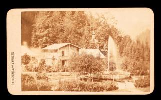 1875 Korytnica keményhátú fotó. (Würsching fotó) / Korytnicza vintage photo 7x11 cm