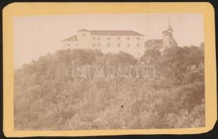 1875 Ausztria, Gleichenberg kastély keményhátú fotó. / Austria Gleichenberg vintage photo 7x11 cm
