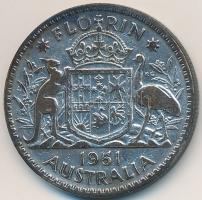 Ausztrália 1951. 1Fl Ag "VI. György" T:2- patina
Australia 1951. 1 Florin Ag "George...