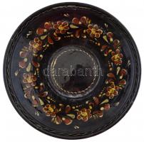 Vegyes kerámia-porcelán-üveg tétel: 2 db rál, kis porcelán és kerámia mini vázák, d: 23 és 27 cm, m:...