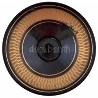 Vegyes kerámia-porcelán-üveg tétel: 2 db rál, kis porcelán és kerámia mini vázák, d: 23 és 27 cm, m:...