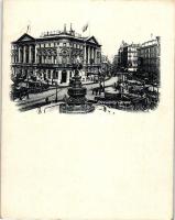 London, Piccadilly Circus, ships, Court Card, minicard (8,9 cm x 11,5 cm)