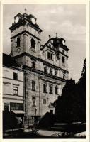 Kassa, Kosice; Jászóvári prépostsági templom, Rohringer üzlete / church, shop