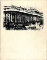 London, Bank of England, ships, Court Card, minicard (8,9 cm x 11,5 cm)