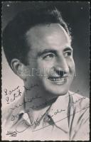 cca 1960 French singer signed photo, cca 1960 Christian Juin francia énekes aláírt fotója