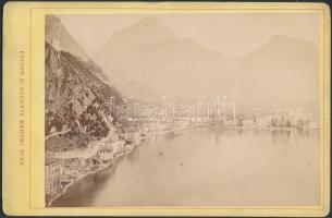 1881 Riva keményhátú fotó / Riva vintage photo 16x11 cm