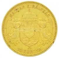 1907KB 10K Au "Ferenc József" Körmöcbánya (3.39g/0.900) T:2,2- ph.
Hungary 1907KB 10 Koro...