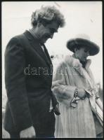 Szász Endre(1926-2003) Munkácsy Mihály-díjas magyar festő, grafikus otthonában és műtermében, 6 db f...