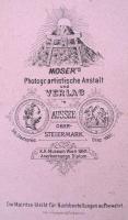 cca 1870-1880 Ausztria 28 db keményhátú fotó különböző városok képeivel Insbrucktól - Halstattig / c...