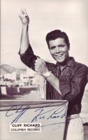 Cliff Richard fénykép eredeti aláírással