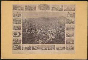 1875 Selmecbánya keményhátú fotó 17x11 cm