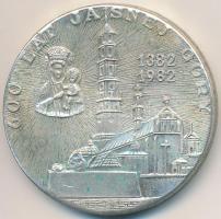 Lengyelország 1982. "II. János Pál pápa / 600 éves a Jasna Góra-i kolostor 1382-1982" ezüs...