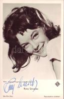 Romy Schneider képeslap eredeti aláírással