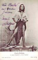 Ursula Andress képeslap eredeti aláírással