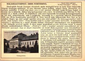 Balassagyarmat nevezetességei, Urbs Fortissima, Vármegyeháza; kiadja Farkasfalvi Kornél, Knopfmacher felvétele