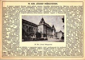 Budapest XI. József Műegyetem; kiadja Farkasfalvi Kornél