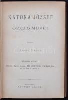 Katona József összes művei I-III. Kiadja Abafi Lajos. (Nemzeti könyvtár: 15., 16., 19.) Bp., 1880-18...