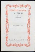 Herczeg Ferencz munkái. Gyűjteményes díszkiadás. 27 kötet a sorozatból. Bp., 1925, Singer és Wolfner...