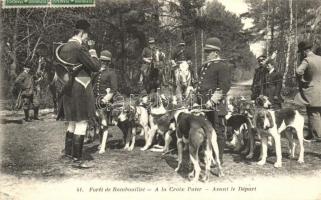 Forét de Rambouillet - A la Croix Pater - Avant le Départ / Rambouillet forest, Pater Cross, before departure (Rb)