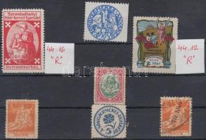 1912-1914 7 db segély és jótékonysági bélyeg
