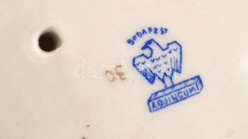 Aquincumi óvódás a macival, kézzel festett, jelzett, hibátlan, m:15 cm