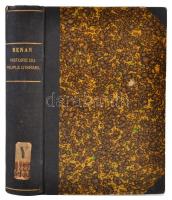 Ernest Renan: Histoire du peuple dIsraël V. Paris, 1923, Calmann-Levy. 427 p. Korabeli félvászonkötésben, érvénytelen könyvtári pecséttel.
