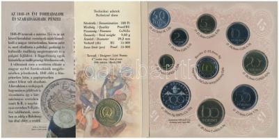 1998. 50f-200Ft 10xklf db, benne 2xklf 100Ft és 200Ft Ag "Deák" + 1db 100Ft "1848-49-...