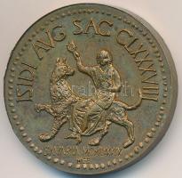 Lesenyei Márta (1930-) 1989. "MÉE Szombathelyi Csoport - Commodus" Br emlékérem (29mm) T:1