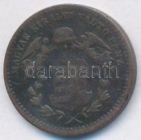 1868KB 1kr Cu "Angyalos címer" T:2,2-