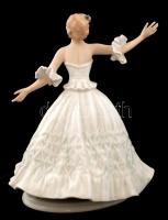 Wallendorf primadonna, kézzel festett, jelzett, hibátlan, m:27 cm/ Wallendorf prima donna, perfect c...