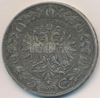 Ausztria 1907. 5K Ag "Ferenc József" T:2-,3 ph. Austria 1907. 5 Corona Ag "Franz Jose...