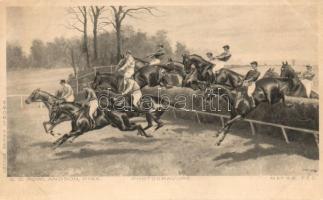 Horse race, Depose Serie No. 6064. s: G.D. Rowlandson (fa)