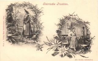 Steirische Trachten / Styrian folklore, floral