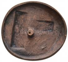 DN "Ilona István" Br plakett (124x112mm) T:2