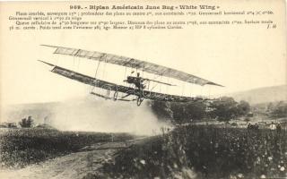 Biplan Americain June Bug White Wing / American aircraft