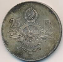 1956. 25Ft Ag &quot;10 éves a forint / Parlament&quot; T:2 patina