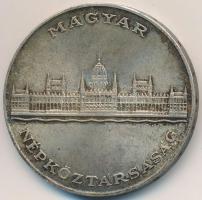 1956. 25Ft Ag "10 éves a forint / Parlament" T:2 patina