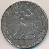 1907KB 5K Ag "Ferenc József koronázásának 40. évfordulója" T:2 ph.
Hungary 1907KB 5 Koron...