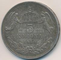 1909KB 5K Ag "Ferenc József" T:2-