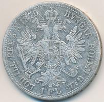 Ausztria 1870A 1Fl Ag "Ferenc József" T:2-,3 karc Austria 1870A 1 Florin Ag "Franz Jo...
