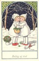 New Year, children, B.K.W.I. 3241-2. s: J. Kranzle