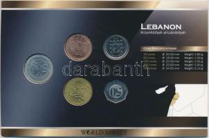 Libanon 1996-2006. 25L-500L (5xklf) lezárt kiadásban T:1
Lebanon 1996-2006. 25 Livres - 500 Livres ...