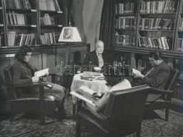 Sziklai Dezső(1910-1997): Szocreál életképek, 5 db, 24x18 cm