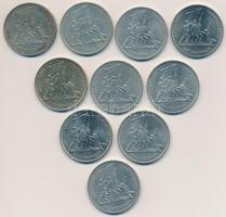 NDK 1972. 10M "Buchenwald" (10x) T:2
GDR 1972. 10 Mark "Buchenwald" (10x) C:XF