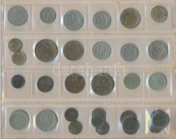 Szovjetunió 1932-1980. 1k-1R (51x) berakólapon T:vegyes Soviet 1932-1980. 1 Kopek - 1 Ruble (51x) in plastic sheet C:mixed
